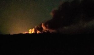 Incendie dans le Morbihan: un témoin BFMTV filme la forêt de Brocéliande en feu
