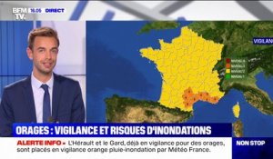 Orages: Météo France place 8 départements en vigilance orange