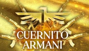 Los Chavalos De La Perla - Cuernito Armani (Lyric Video)