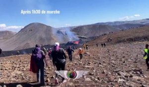 Islande : Un Réunionnais filme l'éruption du Fagradalsfjall