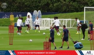Replay : 15 minutes d'entraînement avant Lille OSC - Paris Saint-Germain