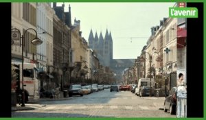 La cathédrale de Tournai désaxée