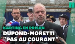 Éric Dupond-Moretti assure n’avoir « jamais été informé » du karting à la prison de Fresnes