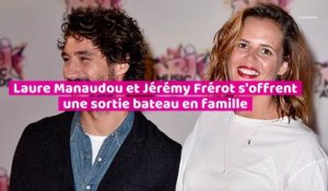 Laure Manaudou et Jérémy Frérot s’offrent une sortie bateau en famille