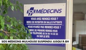 SOS Médecins Mulhouse suspendu jusqu’à 8h