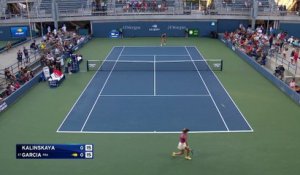 Kalinskaya - Garcia - Les temps forts du match - US Open