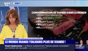 La consommation de viande devrait augmenter de 15% dans le monde d'ici à 2031