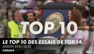 Le TOP 10 des essais de TOP 14 de la saison 2021/2022