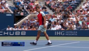 Alcaraz - Brooksby - Les temps forts du match - US Open