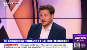 Pour Julien Bayou (EELV), la réaction de Christophe Galtier et Kylian Mbappé sur les trajets en avion relève du "mépris"