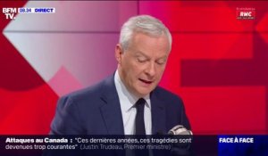 Bruno Le Maire: sur l'énergie, "Emmanuel Macron a bien fait de remettre les pendules à l'heure"