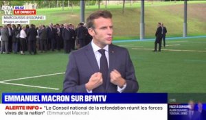 Emmanuel Macron: "Le Conseil national de la refondation a pour objectif de bâtir du consensus sur la situation de la France et son avenir"