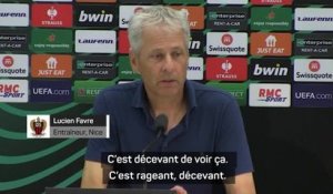 Incidents à Nice-Cologne - Favre : "J'étais favorable à jouer ce match"