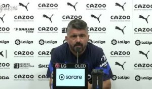 Valence - Gattuso sur le physique de Cavani : "Nous avions des doutes sur sa condition et cette semaine, il a très bien travaillé"