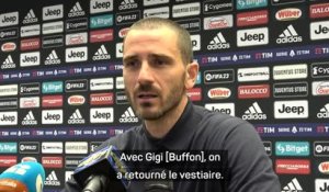 6e j. - Bonucci : "Avec Buffon, on a retourné le vestiaire"