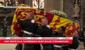 Édimbourg : le cercueil d'Elizabeth II entre dans la cathédrale Saint-Gilles