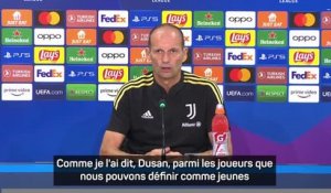 Juventus - Allegri : “Vlahovic fait partie des meilleurs jeunes avec Mbappé et Haaland”