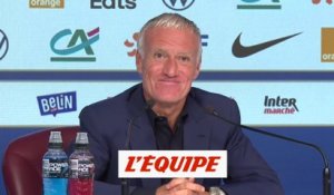 Deschamps : « L'unité et la force en interne sont là » - Foot - L. des nations - Bleus