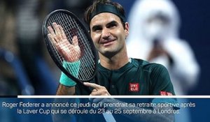 ATP - Roger Federer annonce sa retraite !
