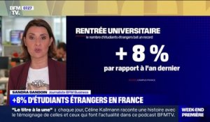 La France accueille 8% d'étudiants étrangers en plus en cette rentrée