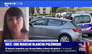 Christelle d'Intorni, députée LR, "redoute" que la marche blanche organisée à Nice devienne "une marche anti forces de l'ordre"