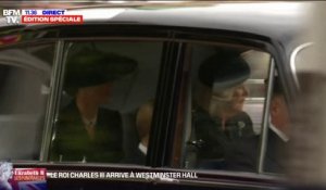 Funérailles d'Elizabeth II: le convoi du reste de la famille royale arrive à l'abbaye de Westminster