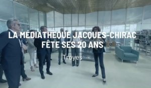 La médiathèque Jacques-Chirac fête ses 20 ans