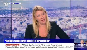 Jade Dousselin, avocate d'Adrien Quatennens: "Son geste ne le définit pas"