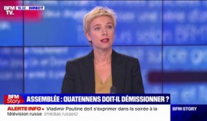 Clémentine Autain sur l'affaire Quatennens: "C'est une épreuve pour notre mouvement, c'est très difficile sur le plan humain"