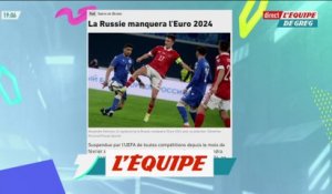 La Russie manquera l'Euro 2024 - Foot - Guerre en Ukraine