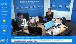 21/09/2022 - Le 6/9 de France Bleu Gironde en vidéo