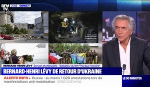 Bernard-Henri Lévy, de retour d'Ukraine: "Sur tous les fronts, l'armée russe est en recul"