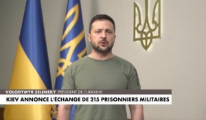 Guerre en Ukraine : Kiev annonce l’échange de 215 prisonniers militaires