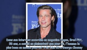 -Il a vieilli si gracieusement- - Brad Pitt révèle qui est, selon lui, l'homme le plus beau au monde