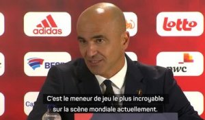 Belgique - Martinez : "Ne prenez pas la façon dont Kevin De Bruyne joue pour acquis"