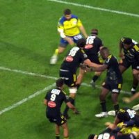 TOP 14 - Essai de Yoan TANGA MANGENE (SR) - ASM Clermont - Stade Rochelais - Saison 2022/2023