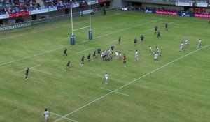 TOP 14 - Essai de Jordan JOSEPH (SP) - Montpellier Hérault Rugby - Section Paloise - Saison 2022:2023