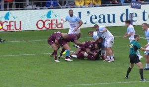 TOP 14 - Essai de Romain BUROS (UBB) - Aviron Bayonnais - Union Bordeaux-Bègles - Saison 2022:2023