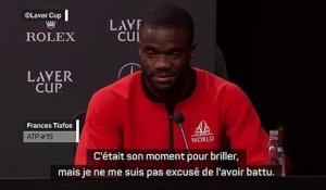 Laver Cup - Tiafoe : "Je ne m'excuserai pas d'avoir battu Roger"