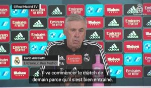 7e j. - Ancelotti : "Benzema va très bien, il va jouer"