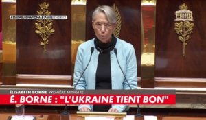 Elisabeth Borne : «la mascarade des référendums truqués menés dans l’est de l’Ukraine montre que la Russie se rend compte de sa propre fragilité»