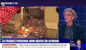 "Les Russes surfent sur les sentiments anti-français" au Burkina Faso, explique Antoine Glaser