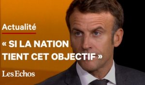 Sobriété : « Si on se mobilise tous, on passe l'hiver », déclare Emmanuel Macron