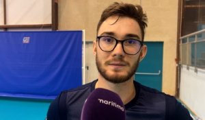 Interview maritima: Mathis Faure après la victoire d'Avignon Volley à Martigues