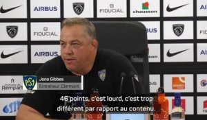 6e j. - Gibbes : "46 points, c’est lourd"