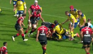 TOP 14 - Essai de Antoine DUPONT  (ST) - Stade Toulousain - ASM Clermont - Saison 2022/2023