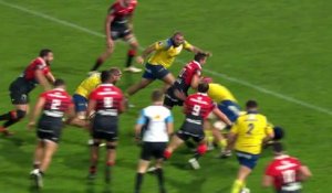 TOP 14 - Essai de Thomas RAMOS (ST) - Stade Toulousain - ASM Clermont - Saison 2022/2023