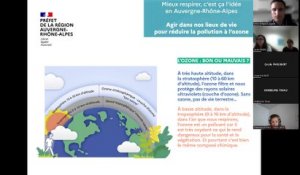 Agir dans nos lieux de vie pour réduire la pollution à l’ozone - Le webinaire de la DREAL Auvergne-Rhône-Alpes