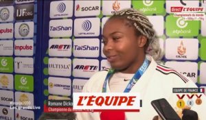 Dicko : «Je savais que j'en étais capable» - Judo - Mondiaux (F)