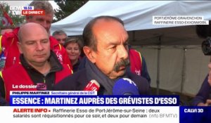 Carburant: pour Philippe Martinez, la réquisition de grévistes est "absolument scandaleuse"